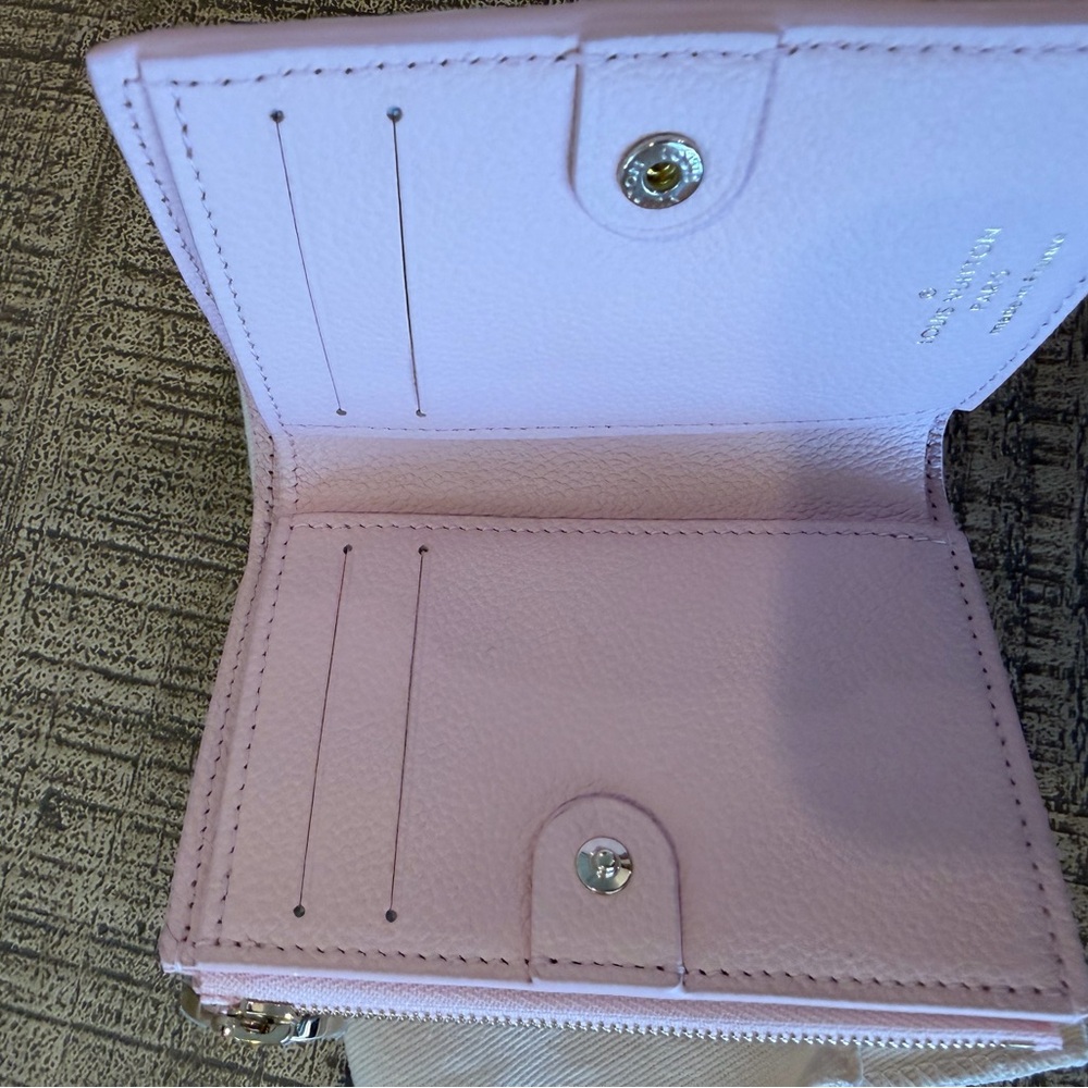 Louis Vuitton Lisa Wallet Pink Monogram Empreinte Leather - Picture 8 of 9